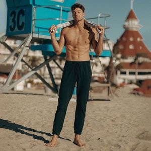 Albion mens black joggers 34 tall